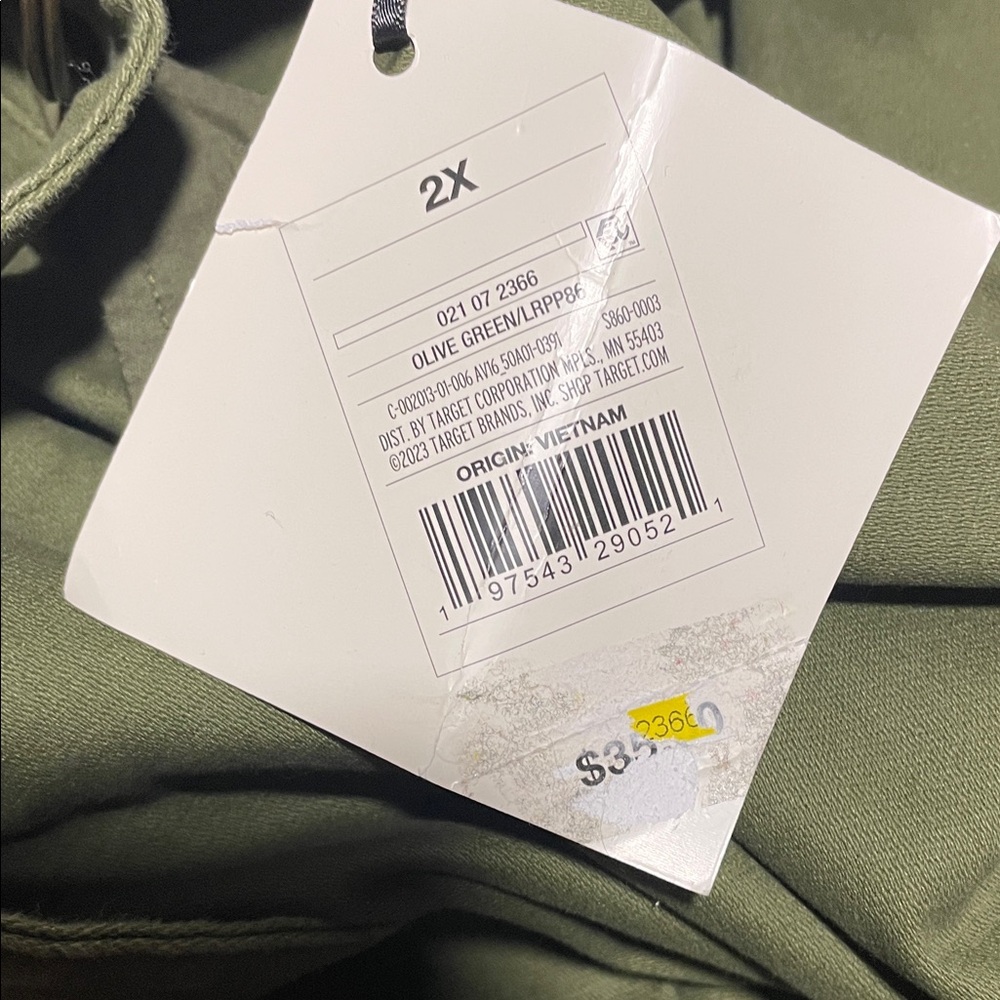 Ava & Viv Olive Green Pants, NWT - Picture 5 of 6